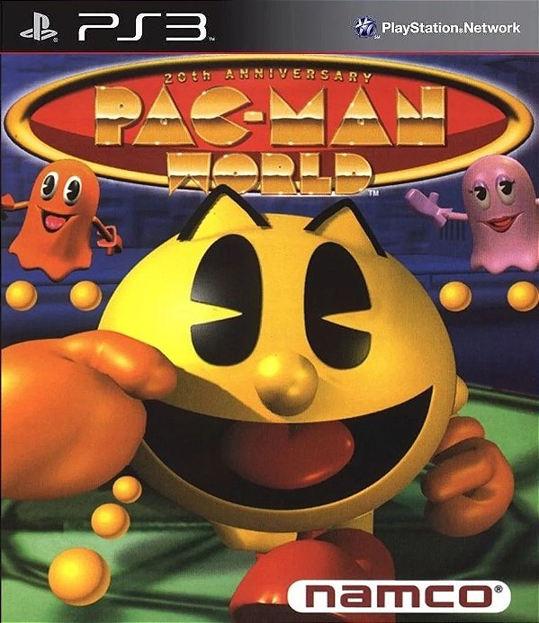 Pac-Man World (Clássico Ps1) Midia Digital Ps3