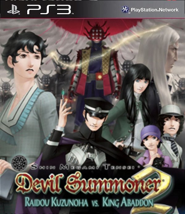 Shin Megami Tensei Devil Summoner 2 Raidou Kuzunoha vs. King Abaddon (Clássico Ps2) Midia Digital Ps3