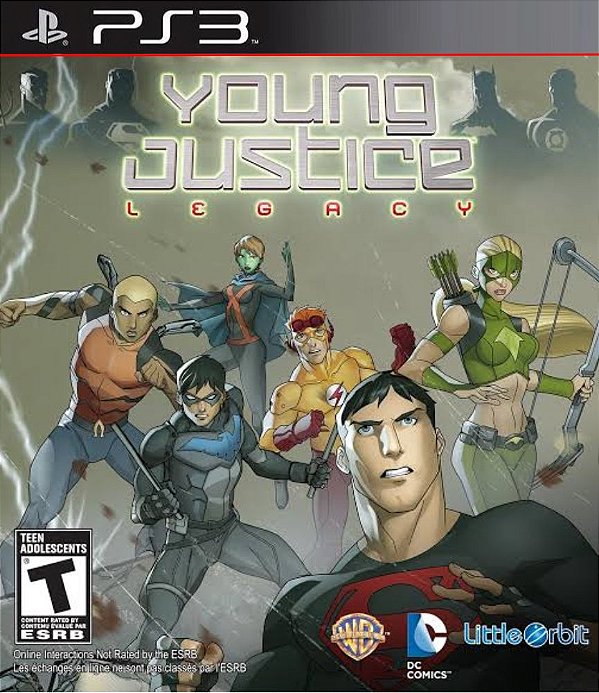 Young Justice Legacy - Liga Da Justiça Jovem Midia Digital Ps3