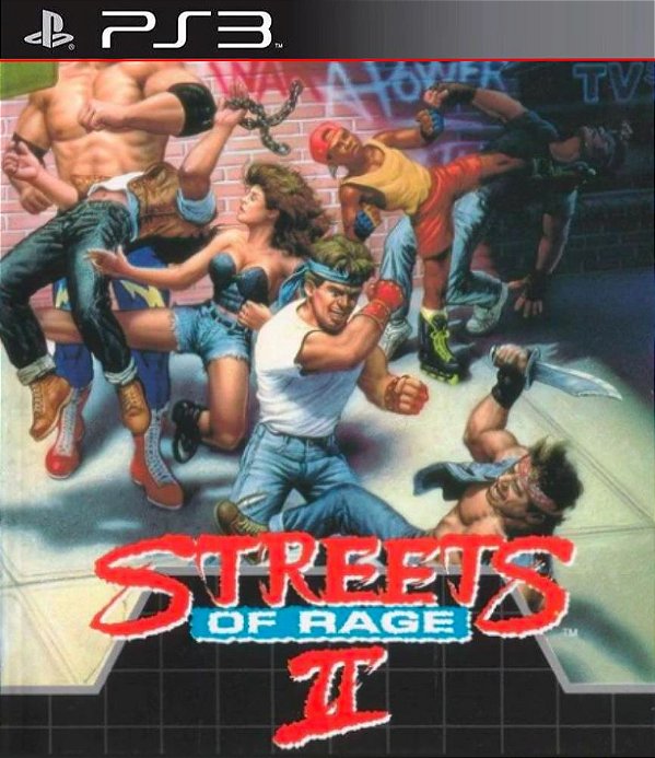 Streets of Rage 2 Classico SEGA Midia Digital Ps3