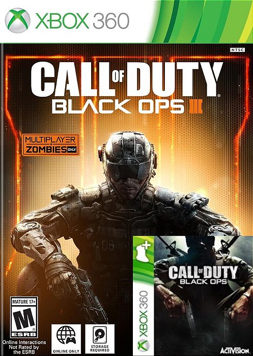 Call of Duty Black Ops 3 + Black Ops 1 Midia Digital [XBOX 360]