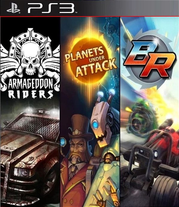 Combo 3x1 Armageddon Planets Blaze Midia Digital Ps3
