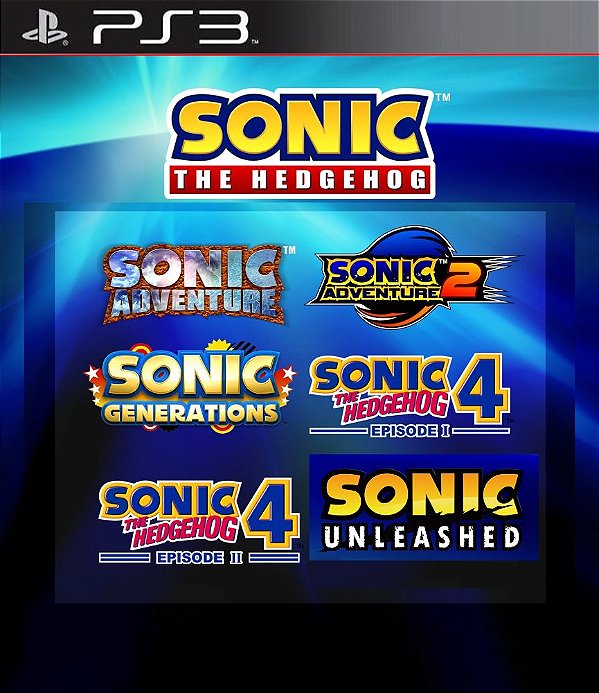 Sonic Super Bundle 6 x 1  Midia Digital Ps3