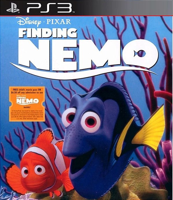 Disney Finding Nemo Procurando Nemo Classico Ps2 Midia Digital Ps3
