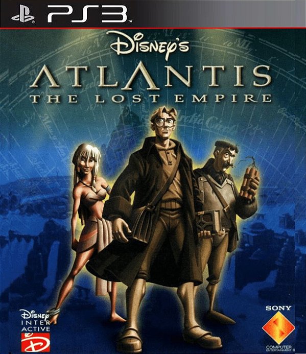 Disney Atlantis The Lost Empire Classico Ps1 Midia Digital Ps3