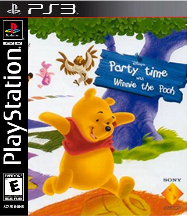 Disney Pooh Party Game Clássico Ps1 Midia Digital Ps3