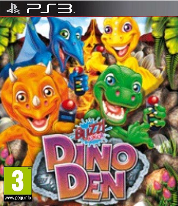 Buzz Junior Dino Den Mídia Digital Ps3