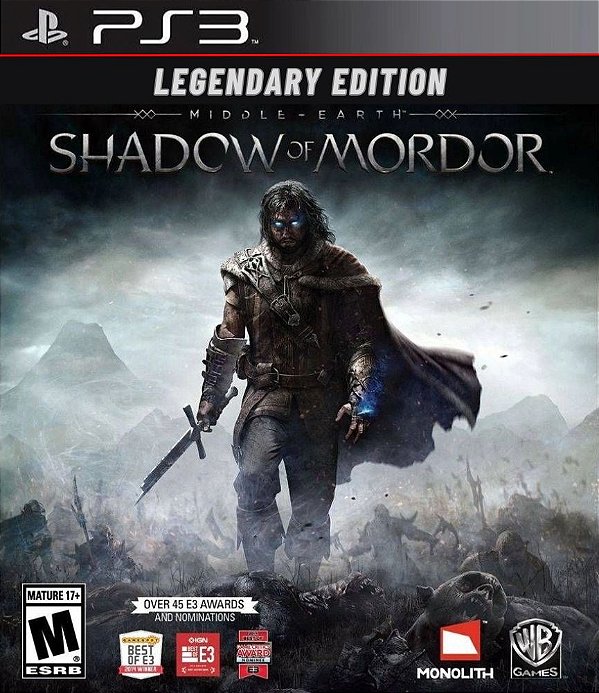 Terra Media Shadow Mordor Legendary Edition Midia Digital Ps3
