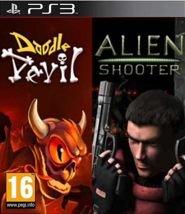 Doodle Devil E Alien Shooter Midia Digital Ps3