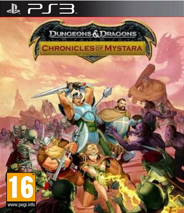 Dungeon e Dragons Chronicles of Mystara Midia Digital Ps3
