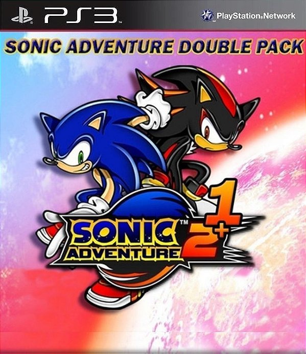 Sonic Adventure 1 + 2 Classico Sega Midia Digital Ps3