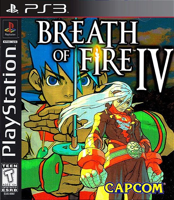 Breath Of Fire Iv (Clássico Ps1) Midia Digital Ps3