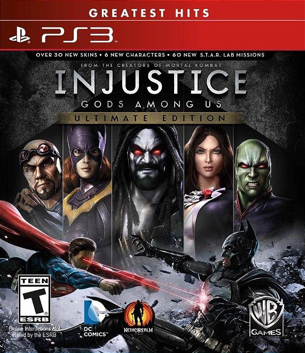 Injustice Among of Us Ultimate Edition Dublado Midia Digital Ps3