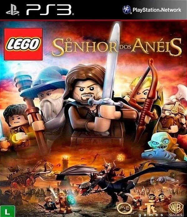 LEGO Senhor Dos Aneis Midia Digital Ps3