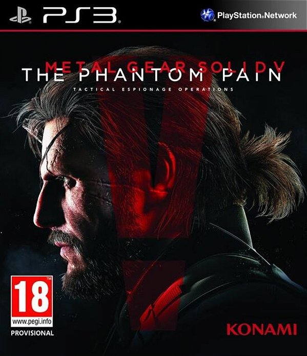 Metal Gear Solid V 5 The Phantom Pain BR Midia Digital Ps3