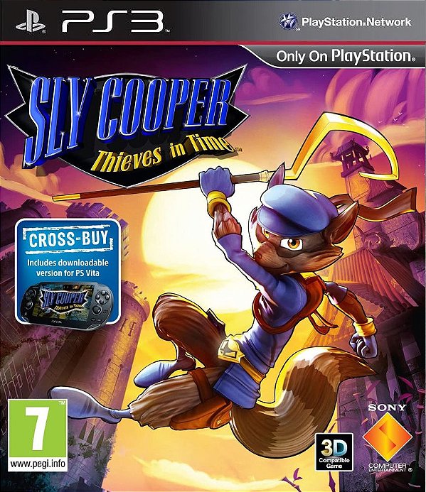Sly Cooper Viajantes do Tempo Dublado Midia Digital Ps3