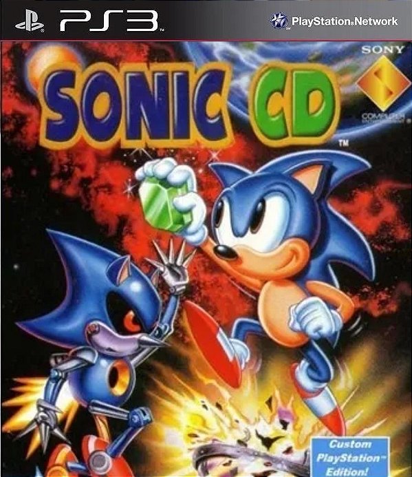 Sonic Cd Classico Sega Midia Digital Ps3