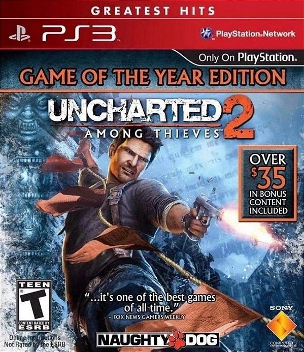 Uncharted 2 Among Thieves Inglês Ps3 Psn Midia Digital