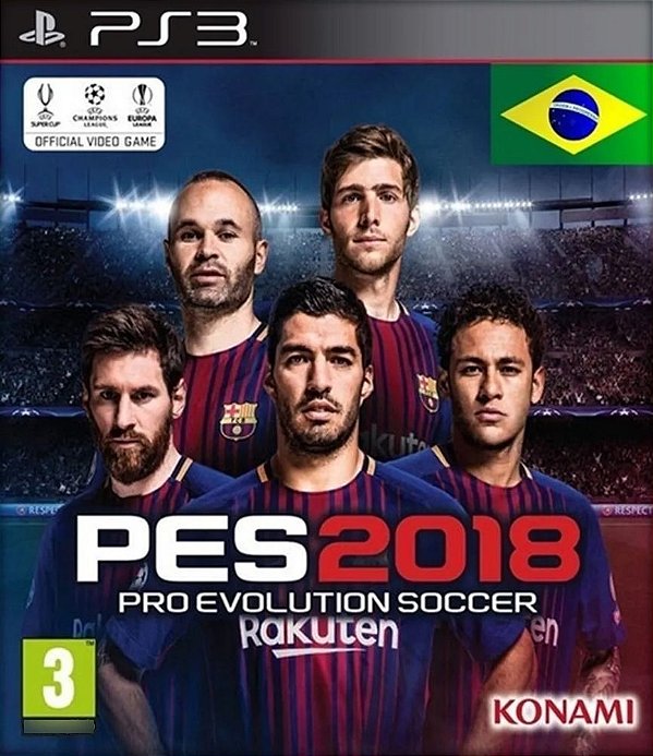 Pes 18 2018 Dublado Midia Digital Ps3