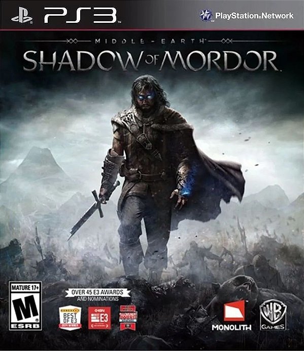 Terra Media Shadow Mordor Dublado Midia Digital Ps3