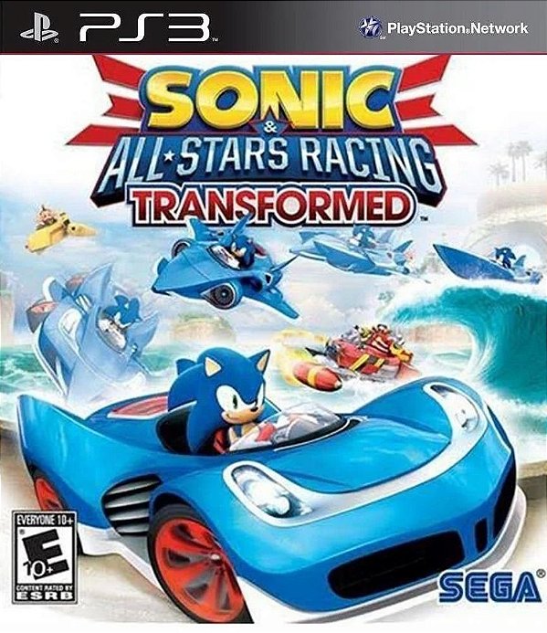 Sonic And All-Stars Racing Transformed Midia Digital Ps3