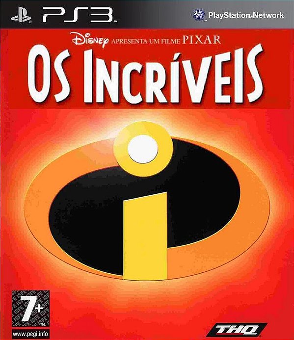 Disney Os Incríveis (Clássico PS2) Midia Digital Ps3