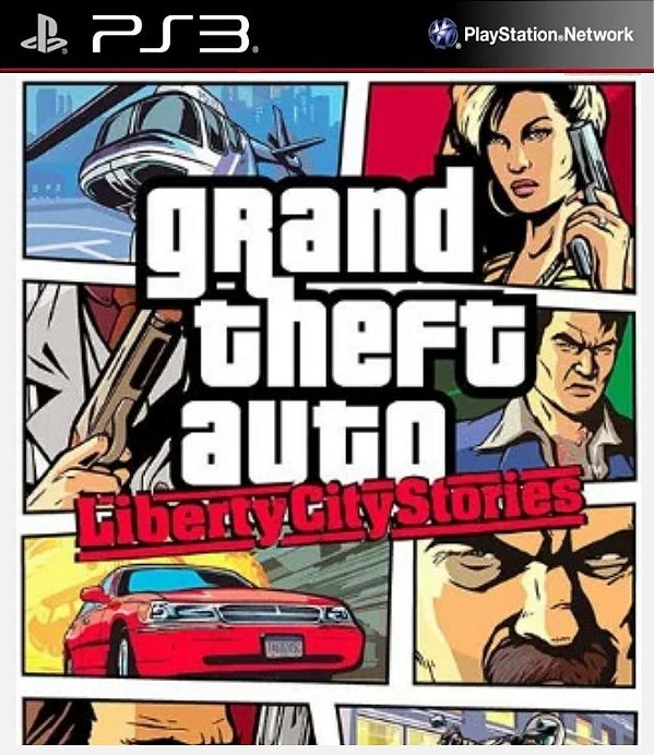 GTA Liberty City Stories (Clássico Ps2) Midia Digital Ps3