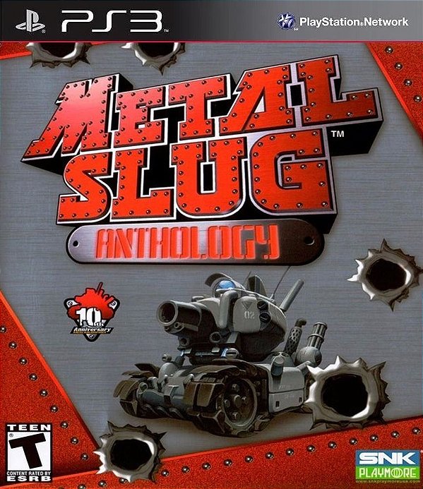Metal Slug Antology (Clássico Ps2) Coleção 7 em 1 Midia Digital Ps3