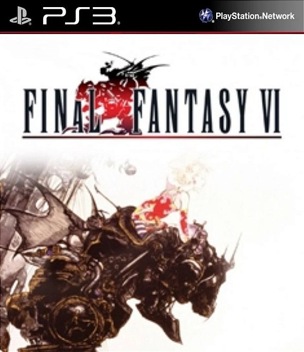 Final Fantasy VI (Clássico Ps1) Midia Digital Ps3