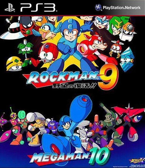 Mega Man 9 e 10 (Clássico) Midia Digital Ps3