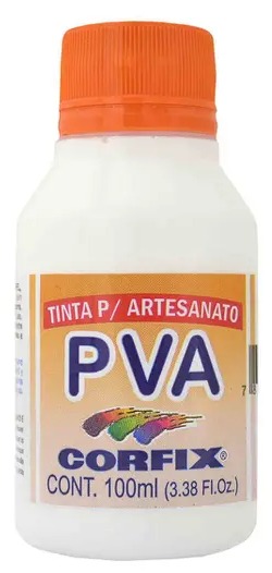 Tinta PVA Fosca BRANCA 100ml - 301