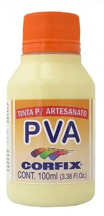 Tinta PVA Fosca AMARELO PALHA 100ml - 303