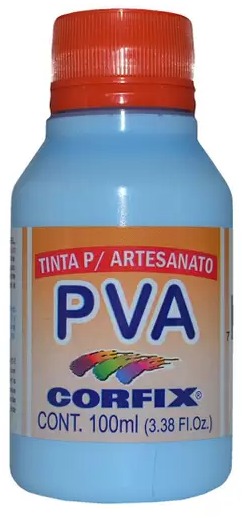 Tinta PVA Fosca AZUL BEBÊ 100ml - 387