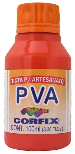 Tinta PVA Fosca VERMELHO VIVO 100ml - 356