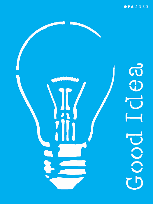Stencil para Pintura 15 x 20cm - OPA2353 - Good Idea - OPA