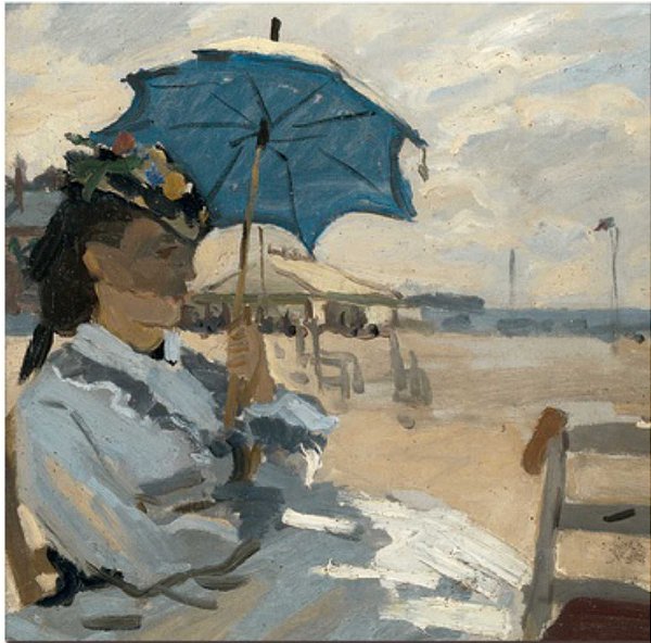 Guardanapo Decoupagem Monet Beach At Trouville - 02UN