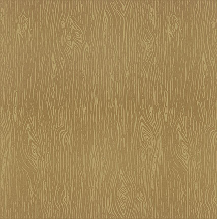 Papel para Scrapbook com Hot Stamping - Veios de Madeira Dourado - SH30-006