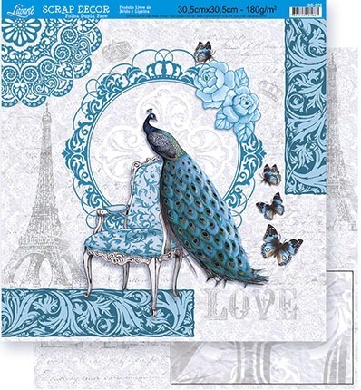 Papel para Scrapbook Dupla Face - SD-0529