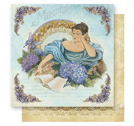 Papel para Scrapbook Dupla Face - SD-0531