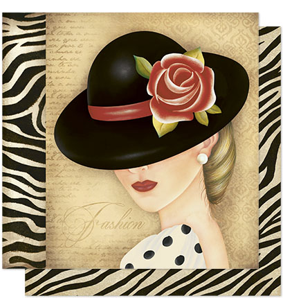Papel para Scrapbook Dupla Face - SD-0586
