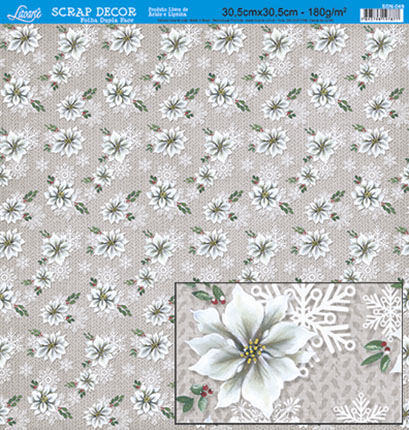 Papel para Scrapbook Dupla Face - SDN-049