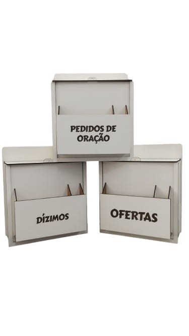 Urna para Ofertas, Dízimos ou Pedidos de Oração em MDF – Elegância, Organização e Propósito