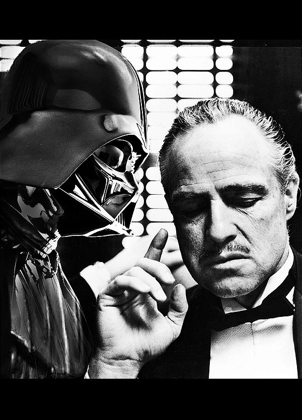 Camiseta Darth Vader x Don Corleone