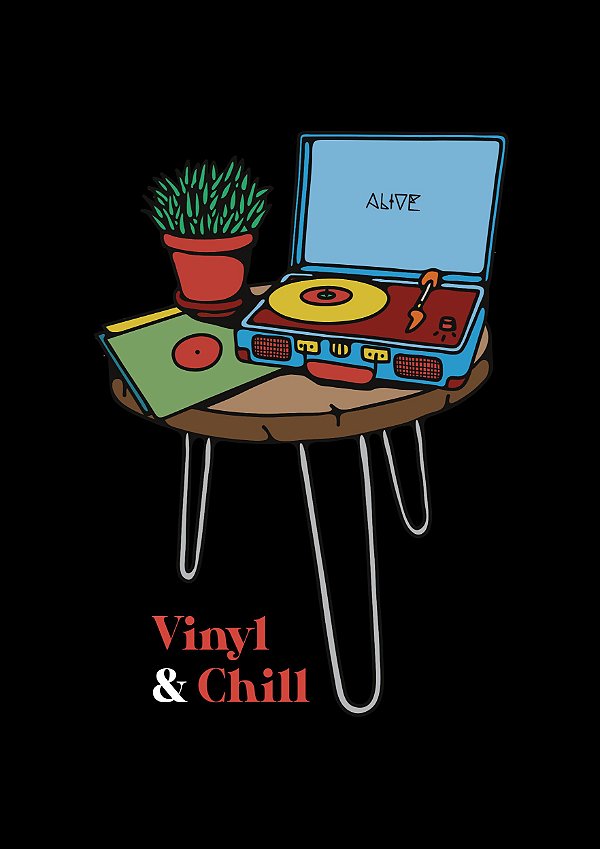 Camiseta Vinyl & Chill