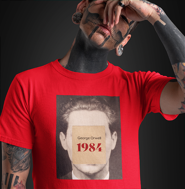 Camiseta 1984, George Orwell - leialivros