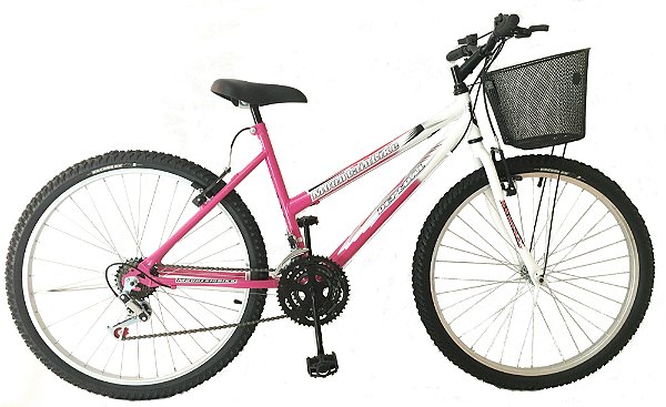 Depedal Mountain Bike 26 - Feminina ROSA/BRANCA