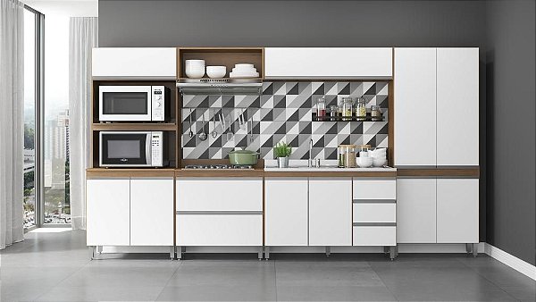 Cozinha Sabrina Avelã/Branco
