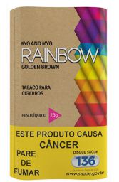 Tabaco para cigarro Rainbow Golden Brown 100% Orgânico