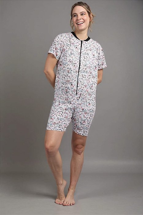 PIJAMA ADULTO FEMININO RAMOS NUDE MONAKIDS