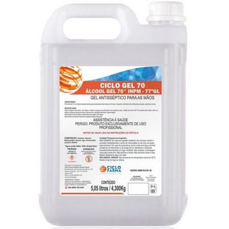 Ciclofarma Álcool gel 70 5L